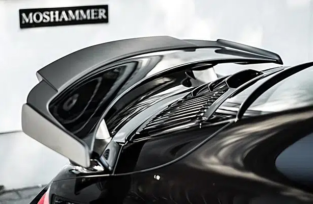 Moshammer 991TT Rear Spoiler Extension : Suncoast Porsche Parts